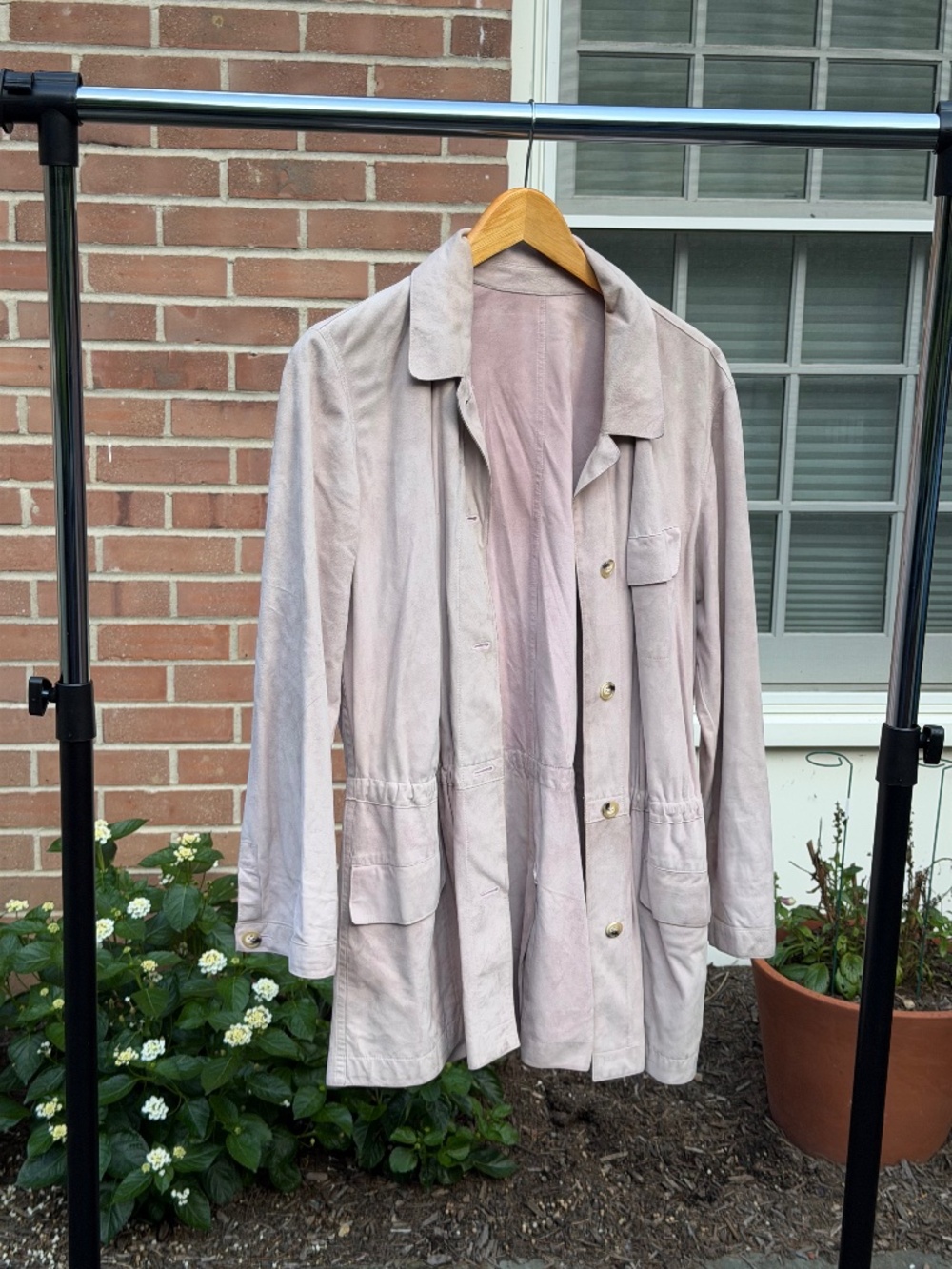Vintage Bogner Pink Suede Jacket